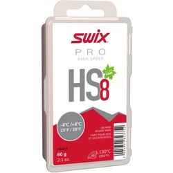 Парафин Swix HS8 (+4-4) red 60г