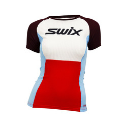Футболка Swix W RaceX SS женская красный