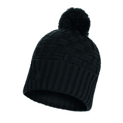  Buff Knitted&Fleece Hat Airon Black