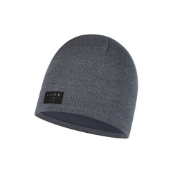  Buff Knitted&Polar Hat Solid Grey