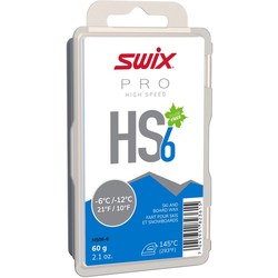 Парафин Swix HS6 (-6-12) blue 60г