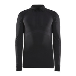 Термобелье Рубашка Craft M Active Intensity на молнии 1/2 мужская чёрн/серый