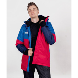 Утепленная куртка NordSki M Casual мужская син/красный